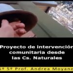 Proyecto de Intervención Comunitaria desde las Ciencias Naturales de 5° 5°